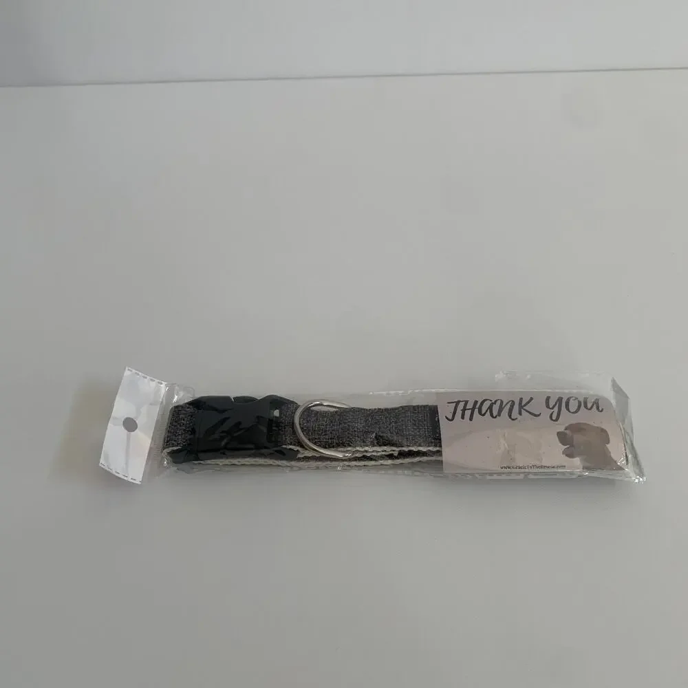 Pawsitive Adjustable Hemp Dog Collar Size L 16
